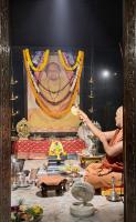 Jalabhisheka and Shodashopachara Puja by HH Swamiji on Samaradhana Divasa of HH Shrimat Pandurangashram Swamiji. SCM-Karla.(16 June 2026)